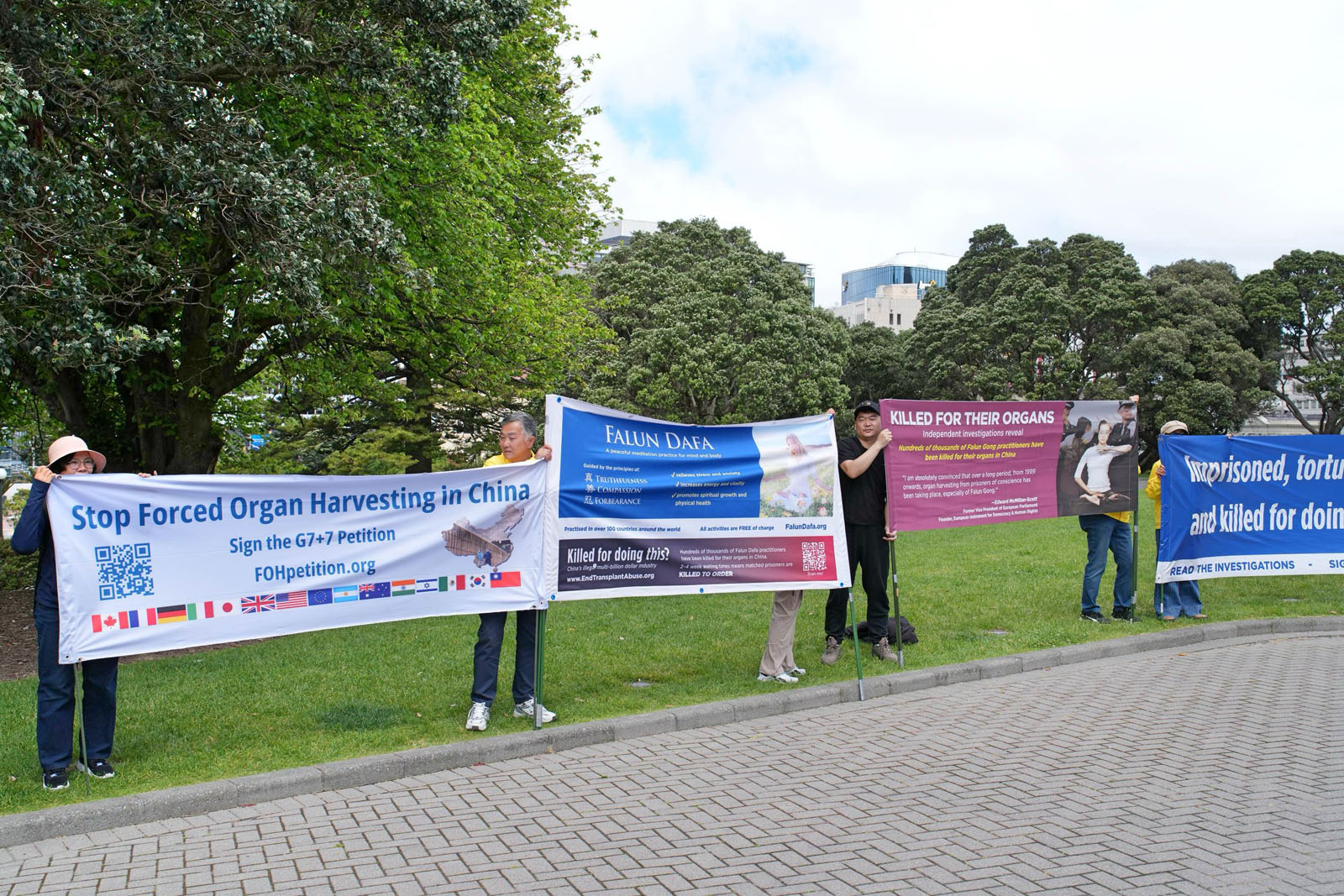 Image for article Нова Зеландія. Практикувальники закликають покласти край переслідуванню Фалуньгун компартією Китаю