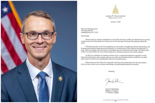 Image for article США, штат Вірджинія. Конгресмен, законодавці штату та мери відзначили колектив Shen Yun напередодні виступів у Норфолку